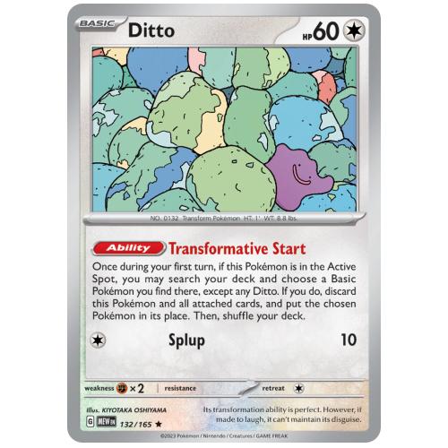 Pokemon TCG Ditto Scarlet & Violet 151 [132/165]