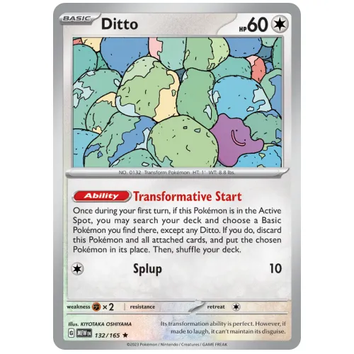 Pokemon TCG Ditto Scarlet & Violet 151 [132/165]