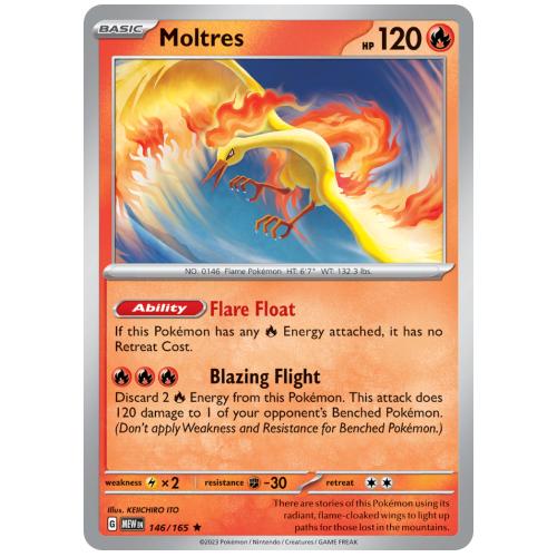 Pokemon TCG Moltres Scarlet & Violet 151 [146/165]