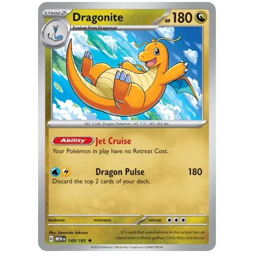 Pokemon TCG Dragonite Scarlet & Violet 151 [149/165]