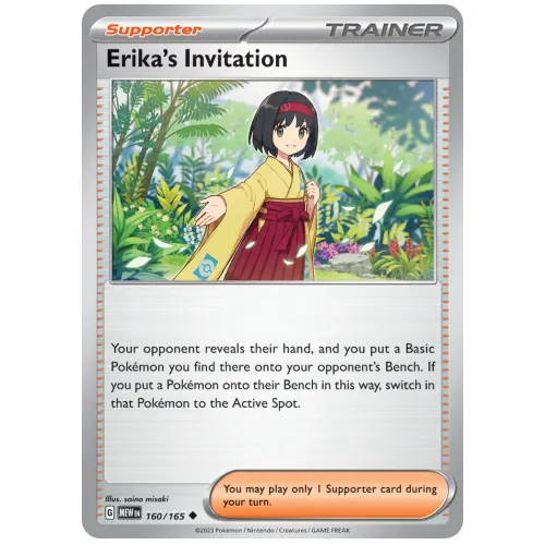 Pokemon TCG Erikas Invitation Scarlet & Violet 151 [160/165]