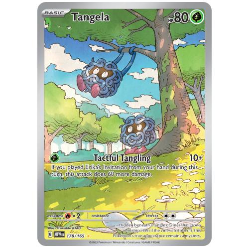 Pokemon TCG Tangela Scarlet & Violet 151 Illustration Rare [178/165]