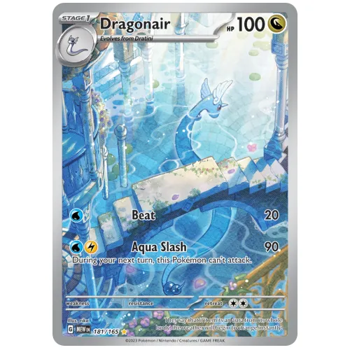 Pokemon TCG Dragonair Scarlet & Violet 151 Illustration Rare [181/165]