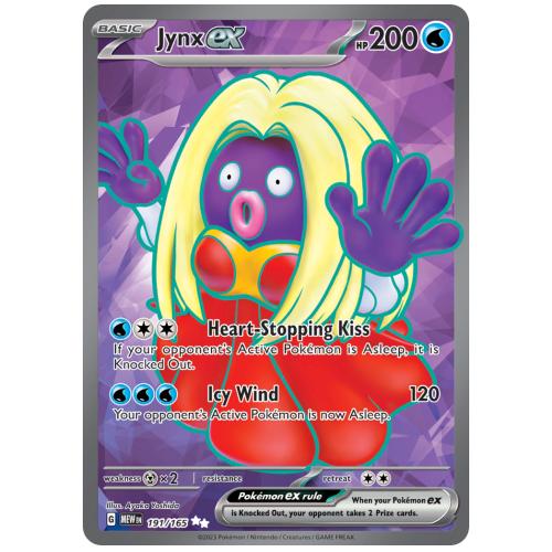 Pokemon TCG Jynx ex Scarlet & Violet 151 Ultra Rare [191/165]