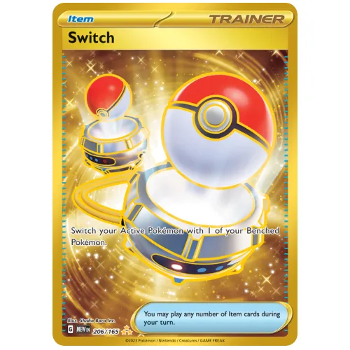 Pokemon TCG Switch Scarlet & Violet 151 Hyper Rare [206/165]