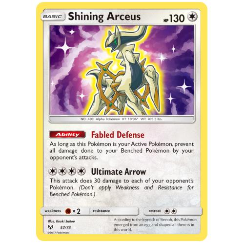 Buy Pokemon TCG Shining Arceus Sun & Moon Shining Legends Rare Shining ...