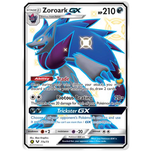 Buy Pokemon TCG Zoroark-GX Sun & Moon Shining Legends Rare Ultra [77a ...